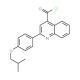 2-(4-isobutoxyphenyl)quinoline-4-carbonyl chloride - chemical structure image