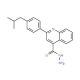2-(4-Isobutylphenyl)quinoline-4-carbohydrazide - chemical structure image