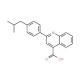 2-(4-Isobutylphenyl)quinoline-4-carboxylic acid - chemical structure image