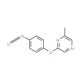 2-(4-Isocyanatophenoxy)-6-methylpyrazine (CAS 921938-98-9) - chemical structure image