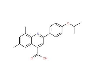 2-(4-Isopropoxyphenyl)-6,8-dimethylquinoline-4-carboxylic acid - chemical structure image