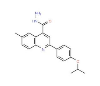 2-(4-Isopropoxyphenyl)-6-methylquinoline-4-carbohydrazide - chemical structure image
