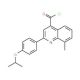2-(4-isopropoxyphenyl)-8-methylquinoline-4-carbonyl chloride - chemical structure image