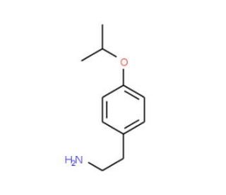 2-(4-isopropoxyphenyl)ethanamine (CAS 88655-02-1) - chemical structure image