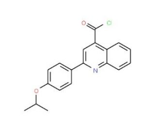 2-(4-isopropoxyphenyl)quinoline-4-carbonyl chloride - chemical structure image