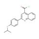 2-(4-isopropoxyphenyl)quinoline-4-carbonyl chloride - chemical structure image