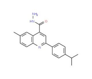 2-(4-Isopropylphenyl)-6-methylquinoline-4-carbohydrazide - chemical structure image