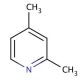 2,4-Lutidine (CAS 108-47-4) - chemical structure image