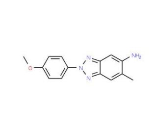 2-(4-Methoxy-phenyl)-6-methyl-2H-benzotriazol-5-ylamine - chemical structure image
