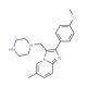 2-(4-Methoxy-phenyl)-6-methyl-3-piperazin-1-ylmethyl-imidazo[1,2-a]pyridine - chemical structure image