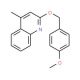 2-(4-Methoxybenzyloxy)-4-methylquinoline (CAS 937184-70-8) - chemical structure image