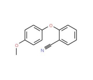 2-(4-Methoxyphenoxy)benzenecarbonitrile - chemical structure image