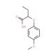 2-(4-Methoxyphenoxy)butanoic acid - chemical structure image