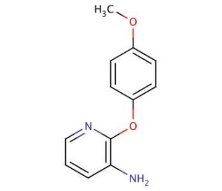 2-(4-methoxyphenoxy)pyridin-3-amine - chemical structure image