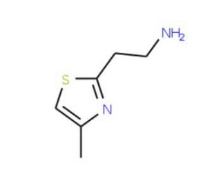 2-(4-methyl-1,3-thiazol-2-yl)ethanamine (CAS 61887-91-0) - chemical structure image