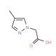 2-(4-methyl-1H-pyrazol-1-yl)acetic acid - chemical structure image
