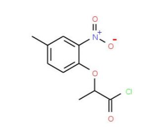 2-(4-methyl-2-nitrophenoxy)propanoyl chloride - chemical structure image