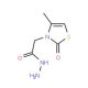 2-(4-methyl-2-oxo-1,3-thiazol-3(2H)-yl)acetohydrazide - chemical structure image