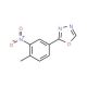 2-(4-methyl-3-nitrophenyl)-1,3,4-oxadiazole - chemical structure image