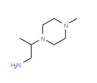 2-(4-Methyl-piperazin-1-yl)-propylamine (CAS 70717-54-3) - chemical structure image
