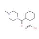 2-(4-Methyl-piperazine-1-carbonyl)-cyclohexanecarboxylic acid - chemical structure image