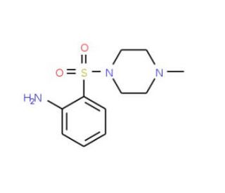 2-(4-Methyl-piperazine-1-sulfonyl)-phenylamine - chemical structure image