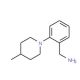 2-(4-Methyl-piperidin-1-yl)-benzylamine - chemical structure image