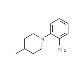 2-(4-Methyl-piperidin-1-yl)-phenylamine (CAS 252758-94-4) - chemical structure image