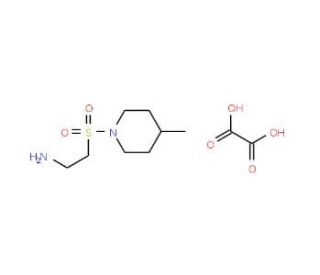 2-(4-Methyl-piperidine-1-sulfonyl)-ethylamineoxalate - chemical structure image