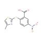 2-(4-Methyl-thiazol-2-ylsulfanyl)-5-nitro-benzoic acid - chemical structure image
