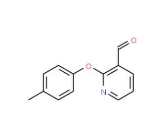 2-(4-Methylphenoxy)nicotinaldehyde (CAS 14527-41-4) - chemical structure image