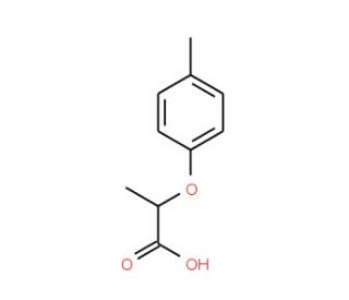 2-(4-Methylphenoxy)propanoic acid (CAS 22504-83-2) - chemical structure image
