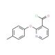 2-(4-Methylphenoxy)pyridine-3-carbonyl chloride (CAS 175135-79-2) - chemical structure image