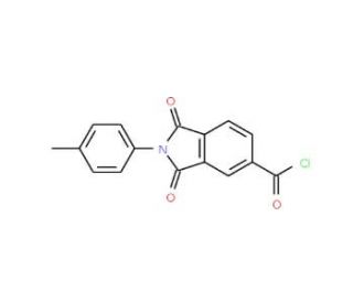 2-(4-Methylphenyl)-1,3-dioxoisoindoline-5-carbonyl chloride - chemical structure image