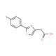 [2-(4-methylphenyl)-1,3-thiazol-4-yl]acetic acid - chemical structure image