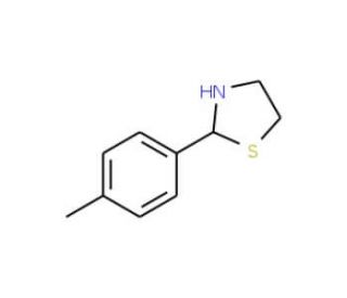 2-(4-Methylphenyl)-1,3-thiazolane (CAS 67086-82-2) - chemical structure image