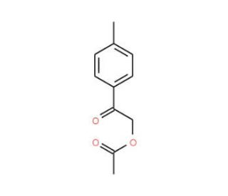 2-(4-Methylphenyl)-2-oxoethyl acetate (CAS 65143-37-5) - chemical structure image