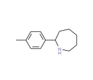 2-(4-Methylphenyl)azepane (CAS 168890-45-7) - chemical structure image