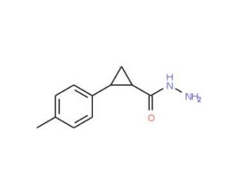 2-(4-Methylphenyl)cyclopropanecarbohydrazide (CAS 438219-20-6) - chemical structure image