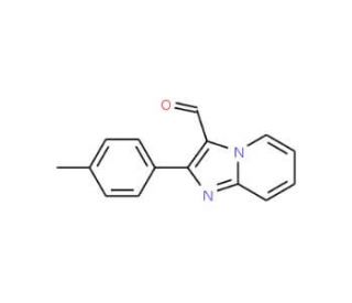2-(4-Methylphenyl)imidazo[1,2-a]pyridine-3-carbaldehyde (CAS 142016-38-4) - chemical structure image