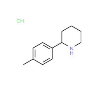 2-(4-Methylphenyl)piperidine hydrochloride - chemical structure image