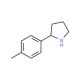 2-(4-Methylphenyl)pyrrolidine (CAS 62506-76-7) - chemical structure image