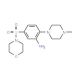 2-(4-methylpiperazin-1-yl)-5-(morpholin-4-ylsulfonyl)aniline - chemical structure image
