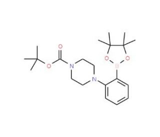 2-[4-(N-Boc)piperazin-1-yl]phenylboronic acid pinacol ester (CAS 1073354-59-2) - chemical structure image