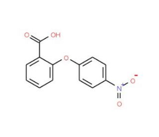 2-(4-Nitrophenoxy)benzenecarboxylic acid (CAS 6082-87-7) - chemical structure image