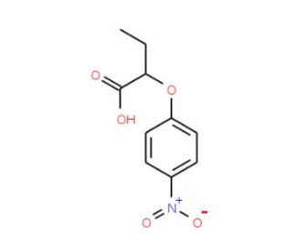 2-(4-Nitrophenoxy)butanoic acid - chemical structure image