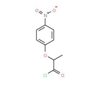 2-(4-nitrophenoxy)propanoyl chloride - chemical structure image