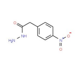 2-(4-nitrophenyl)acetohydrazide (CAS 6144-81-6) - chemical structure image