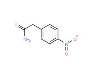 2-(4-nitrophenyl)ethanethioamide (CAS 76254-70-1) - chemical structure image