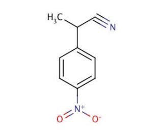2-(4-Nitrophenyl)propionitrile (CAS 50712-63-5) - chemical structure image